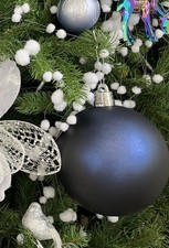 Navy Christmas Tree Decoration