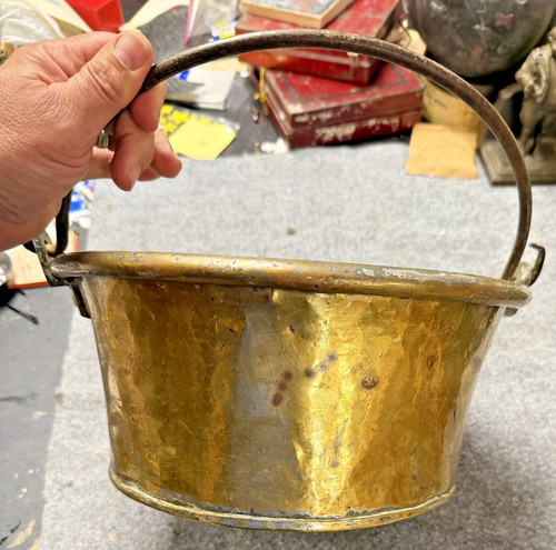 Antique french brass 19th - brass,