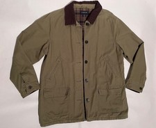 Lands End Army Flannel Plaid