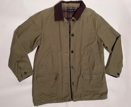 Lands end army flannel - flannel, plaid