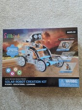 Sillbird Solar Robot Kit - USED ONCE - 190 pieces Ages 8+ Build 12 models