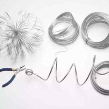 Aluminium Craft  Wire - Jewellery Florist Wire - 0.5mm To 3.2mm Non Tarnish