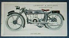 DOUGLAS SPORTS  Motorcycle   Vintage 1923 Illustrated Card  KE30M