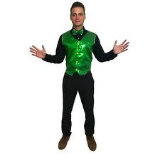 Sequin Waistcoat & Bow Tie