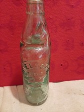 Antique Codd Bottle N Elsdon Consett Pictorial 9" Tall In Good Condition