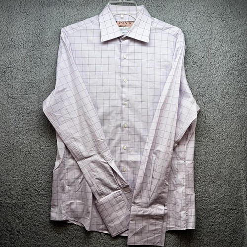 Thomas pink shirt mens 39 - thomas,