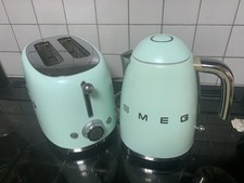 SMEG Green 2slice Toaster And Kettle