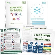 Safer Food Better Business 2025 – Hygiene Record Book & Safety Sign Pack