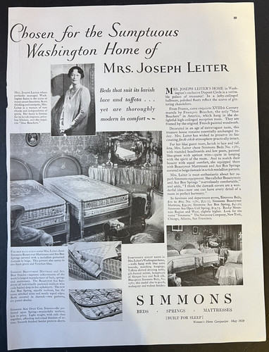 Vtg 1929 simmons beds - 1929,