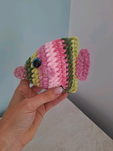 Crochet goldfish plushie - goldfish,