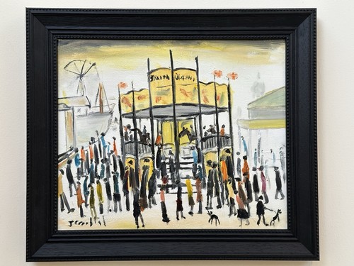 John goodlad funfair at dusk - -,