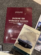 Jaguar books and Workshop Manual for XJ6 , brochure collection