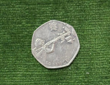 Olympics 50p coin UK 2011 Shooting circulated condition