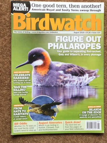 Bird watch magazine august - watch,