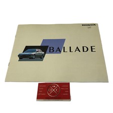83-87 Honda Ballade Brochure