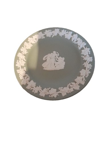 Green wedgewood small plate