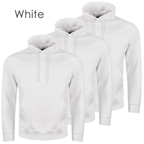 Pack mens plain hooded - 3,