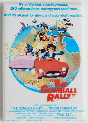 Gumball rally magnet - magnet, 2"x3"