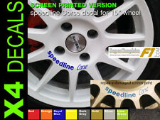 Wheel Centre Decal sticker to fit Speedline Corse Rally wheel X4 factory