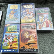 Disney VHS 5 Movies Winnie The