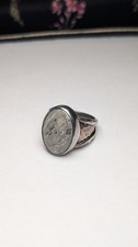 Vintage sterling silver fossil - silver,