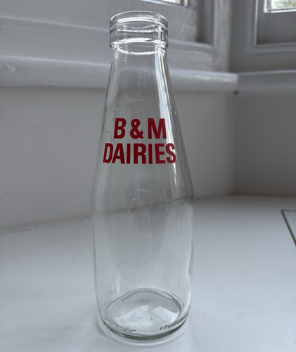 Dairies clear glass - glass, milk