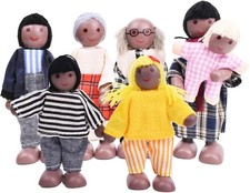 Dolls House People of 7 Black