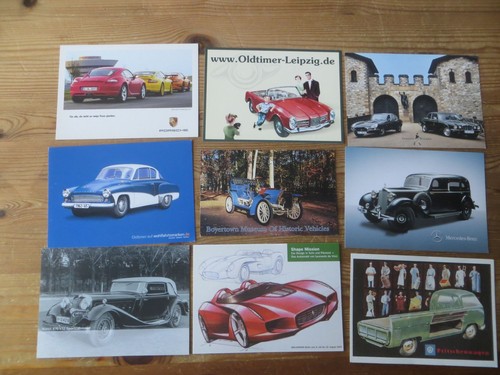 Estate postcards vintage car - postcards,