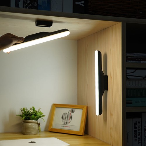 Black abs led vanity mirror - black,