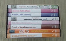 Art Crafts DVD Boxsets Flower Painting Glass Painting and more 8 Discs