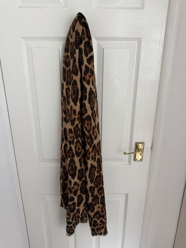 Zara leopard print scarf