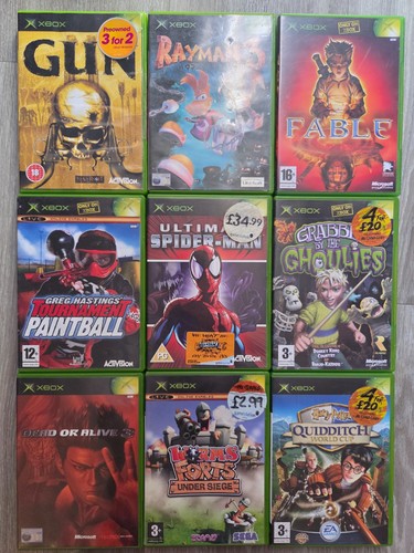 Original xbox games bundle - original, x