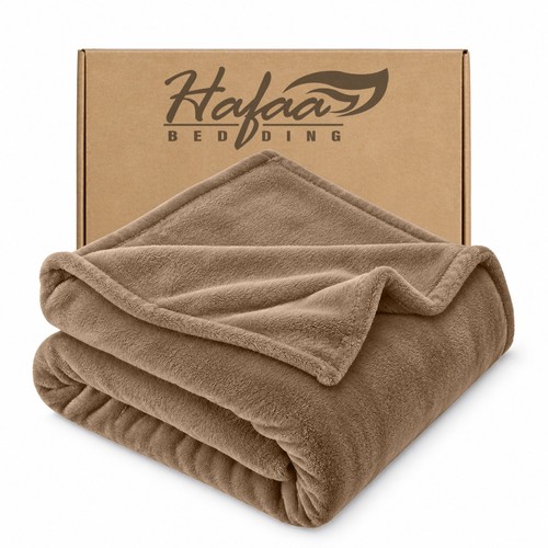 Super soft fleece blanket - soft, mink