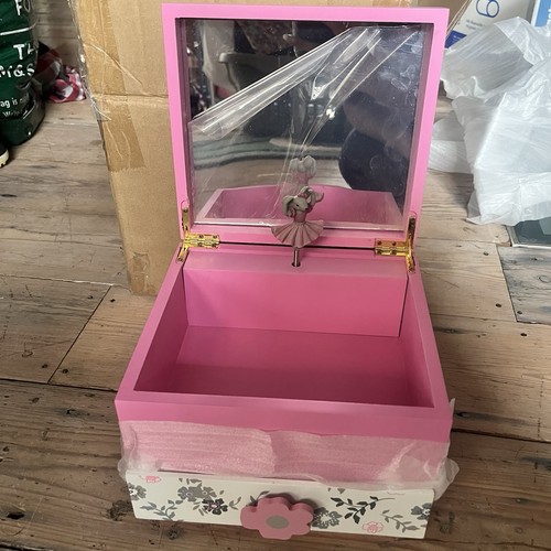 Vertbaudet pink floral wooden - pink,