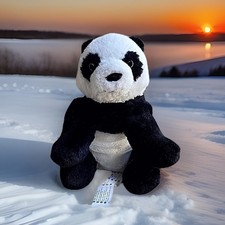 IKEA Kramig 12” Panda Plush Stuffed Animal Black And White Wildlife Soft Toy