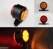 12v red amber led stalk - 2x,