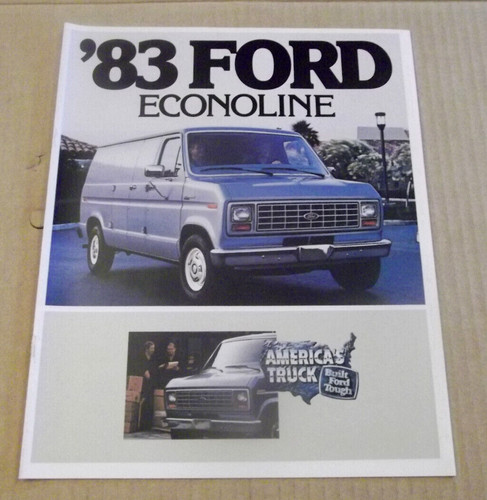 1983 ford econoline vans 100 - 1983, e-100