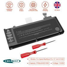 5800mAh A1322 Battery For Apple MacBook Pro 13" A1278 Mid 2009 -2012 Late 2011