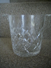 Edinburgh Crystal cut glass ice bucket/ wine cooler/champagne cooler