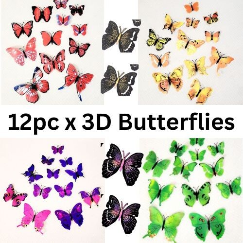 Butterfly wall - x, 3d