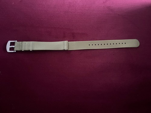 Military canvas watch strap - military,