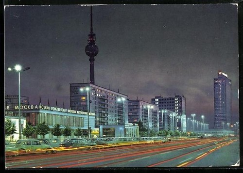 Berlin karl marx allee - ak, karl-marx-allee