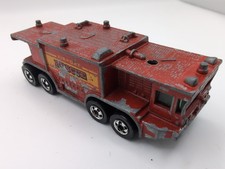  Hot Wheels Blackwalls Airport Rescue Fire Dept Truck 1979 - Made In France Rare