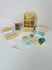 Sylvanian Families Primrose Nursery Baby Bed And Furniture Bundle