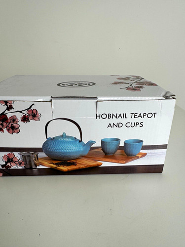 Blue ceramic tea - h&co,