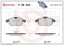 Brake pad set disc - set,,