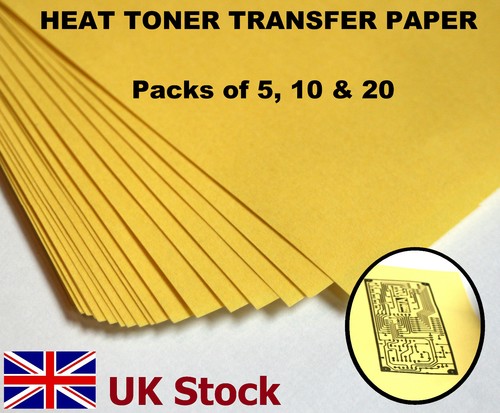 Heat toner transfer - a4, paper