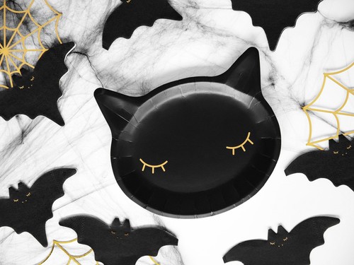 Black cat shaped - , paper