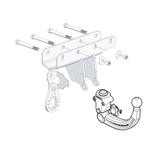Westfalia towbar for jeep - towbar,