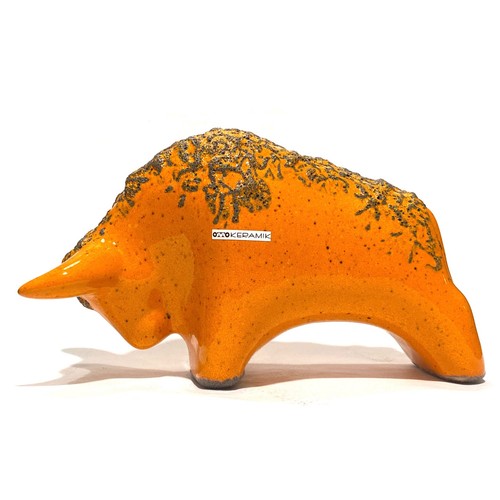 Otto keramik bull orange fat - bull,